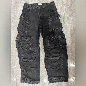 YoungLA Charcoal Cargo Pants